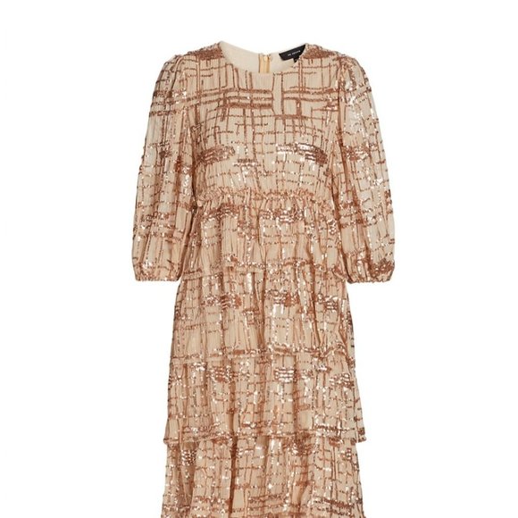 En Saison Tiered Sequin Midi Dress - Picture 10 of 10